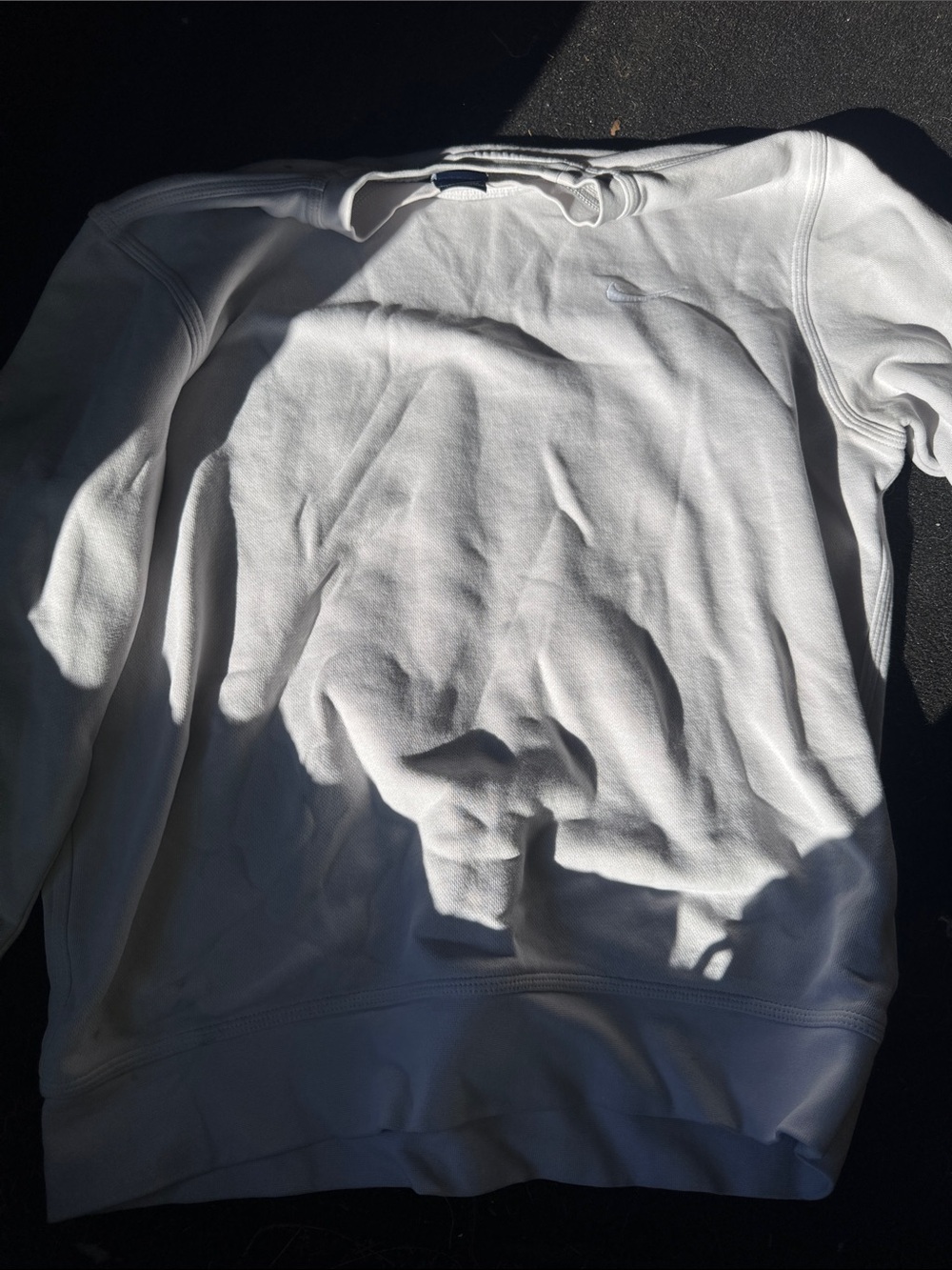 Plain White Crewneck Sweatshirt